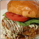 サーモンコロッケバーガー